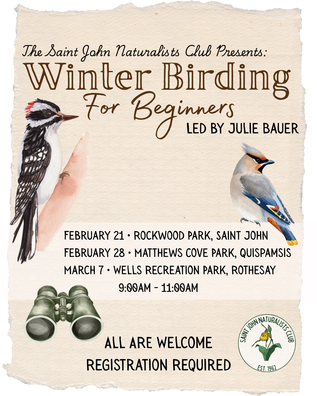 Winter Birding for Beginners Series